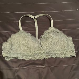 Light green lace bralette
